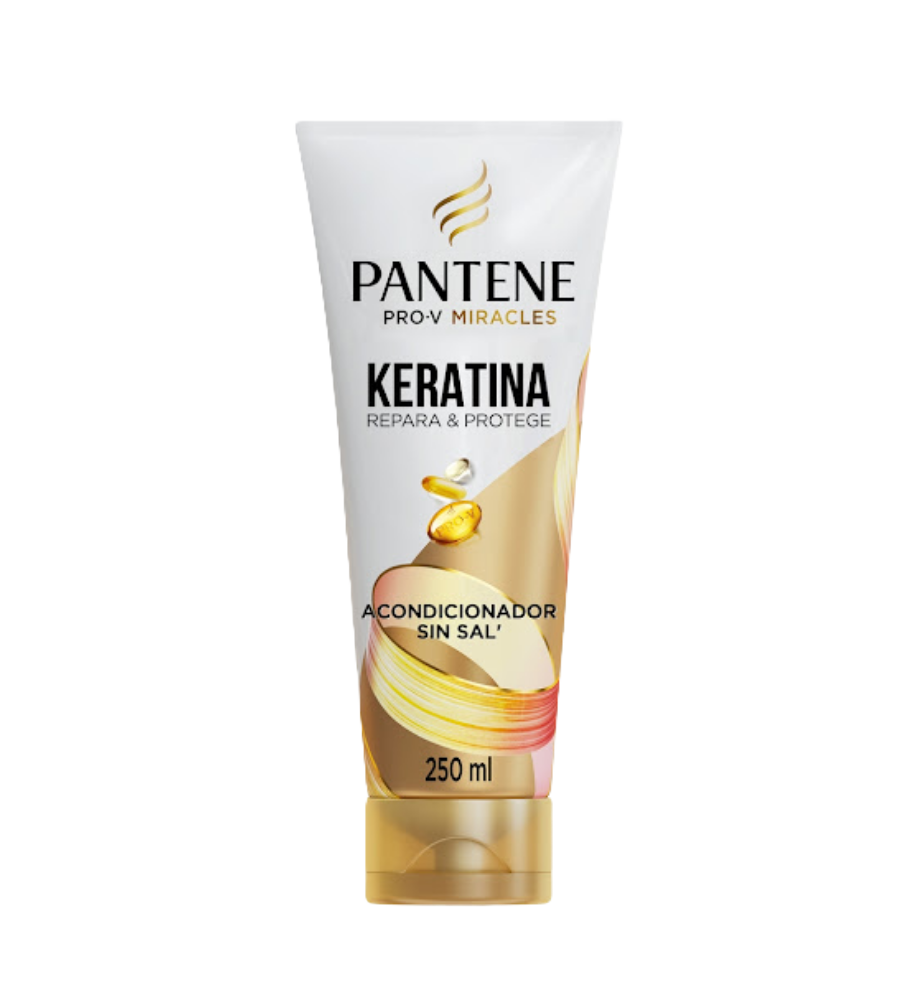Shampoo Pantene Keratina SIN SAL 300 ML