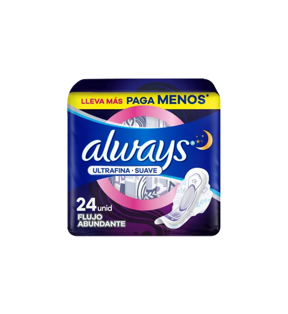 Toallas Pads Always Ultrafina 10 UN