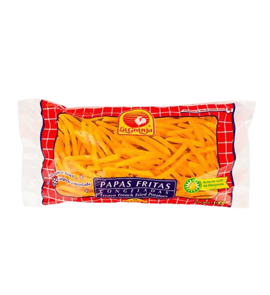 Papas Fritas Congeladas la Granja 1KG