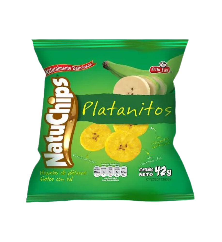 Natuchips Platanitos 42G