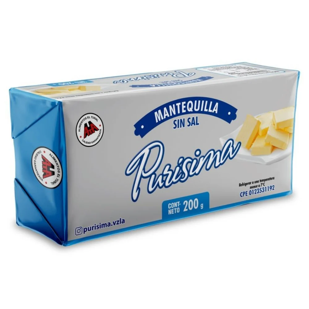 Mantequilla S/SAL el Tunal 200GR