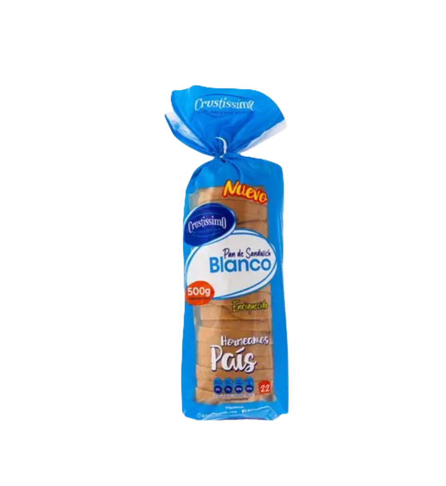 Crustissimo PAN Blanco 500G