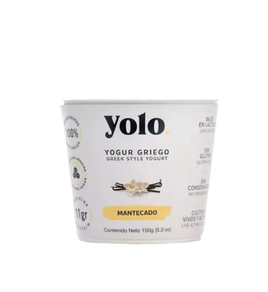 Yolo Natural Mantecado 150G